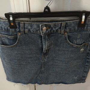 Women's Blue Denim Skirt